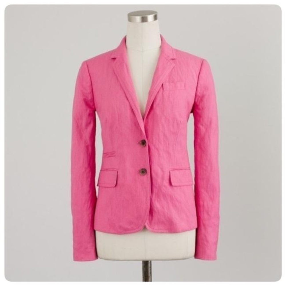 NEW J. Crew Schoolboy Blazer in Pink